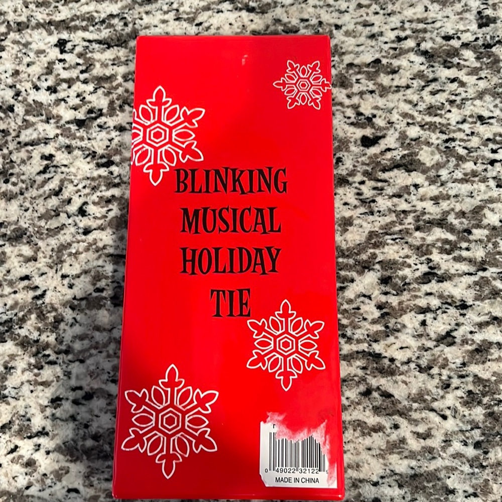 Peanuts Blinking Musical Holiday Tie